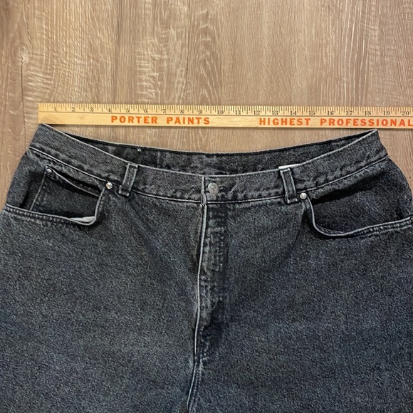 VINTAGE Levi’s Silver Tab 900 Series Acid Wash 80s 90s Black Denim Stone Wash - Picture 3 of 9